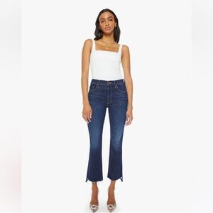 Mother Insider Crop Step Fray Jeans Size 26